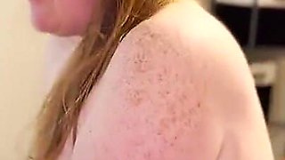 Redhead BBW Kallie Freya Gets Her Taste of Majic and Sounds off