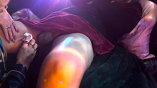 Massage and Scrub Leads to a Handjob