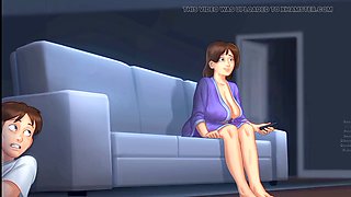 Mom sex tits, animazione 3d, mom son cartoon game