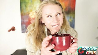 Canadian tgirl clip with funny lady from Grooby Girls