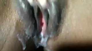 Black Amateur Fingers Herself on Webcam
