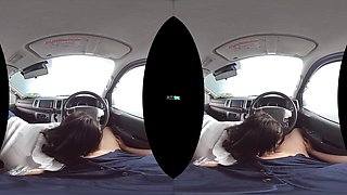 Amu Ohara - Sweaty And Messy Car Sex With My Busty Girlfriend After Vacation