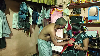The lady got fucked a lot by a stranger in his own house