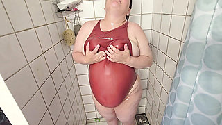 shower swimsuit
