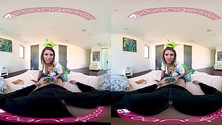 VR Bangers Busty MILF makes your dream fuck wish come true VR porn