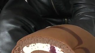 Smoking Mistress and Delicious Dessert From Boot Soles, POV Clip, Lady Victoria Valente