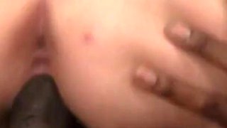 Chubby big breast Latina loves black cock