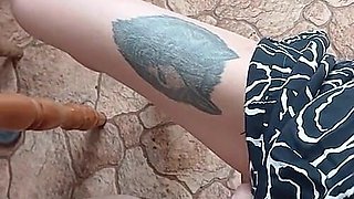 Schoolgirl in a Summer Dress Masturbates