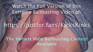Two Balls vs Two Feet (Male Ballbusting)
