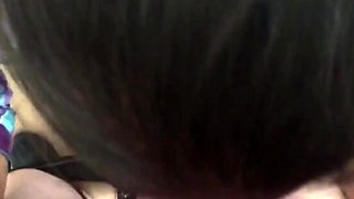 Indonesian Maid Sucks White Cock