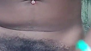 Nude Rubbing Fingering My Hairy Pussy Outdoors Moaning Squirting Orgasms
