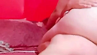 Cheating Girl with Big Ass Enjoys Fucking When Cuckold Goes to Work