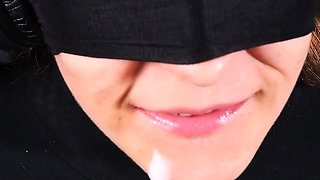 My Turtleneck and Face Are All in Cum and Yogurt! New Taste Game