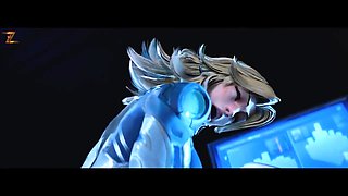 Illuxxxtrandy Horny Slut Riding Massive Monster Cock, Sweet Hot Ass Gaping, Swallowing Cum, Intense Pleasure, Hardcore Sex