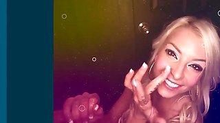 Flaming Redhead Babe Loves Sucking Cock At Gloryhole