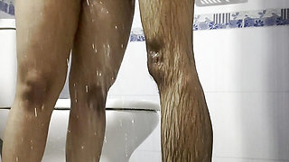 Crazy shower sex by couple desi