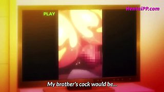 Stepbrother Gets Lucky with Big Tits Stepsister in Hardcore Anime Sex