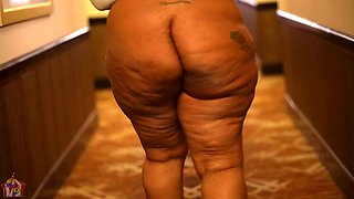 Ebony BBW Tori Fucks For Gambling Money