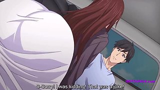 Horny Anime Girl Gets Fucked Hard in Car Backseat - Big Tits, Creampie, Rough Sex