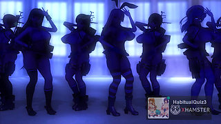 mmd r18  KanColle - Paranoid Cell Phone Girl kantai collection sex dance public gangbang 3d hentai