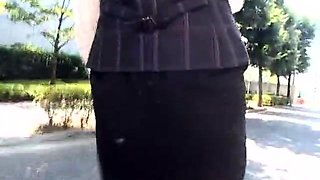 A kinky picked up euro amateur outdoor upskirt in hd