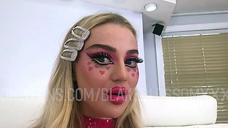 Amateur blonde ass fucked