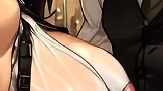 Big Titty Tifa Serves up Big Natural Glasses of Milk