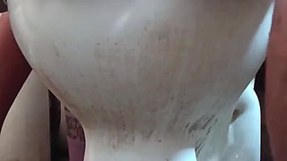 Unfaithful Step Sister with Her Ass Gets Hot Milk From Her Step Brother in the Shower