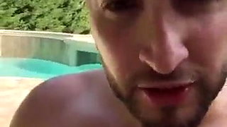 American girl fucked by antonio near the pool