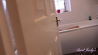 Spying on Auntie Rebecca in the Bathtub