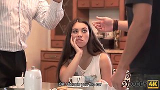 Daddy4k. teenie Tiffany Doll gives suck off to mature man because her boyfriend loves campers