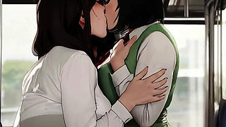 MILFs Can't Contain Their Lactating Tits in the Bus