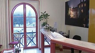 Leather-wearing German Bitches Enjoying Hot Orgy Sex