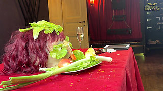 Humiliating the Slave at the Dining Table - Slave’s Head on a Platter (221)