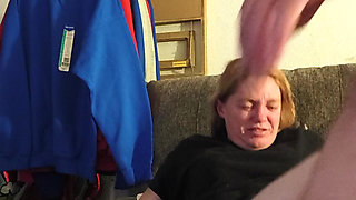 Pounding peaches missionary creampie