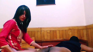 Shy Girl Sensually and Passionately Moving Hands on Me