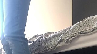 Stacked brunette goes solo toys and masturbation