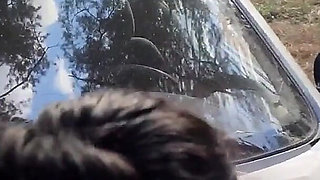 Sex Near a Car in an Outdoor Place