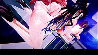 [mmd] Rollin' Four-person Erotic Costumes; Sailor Uniforms; Stockings