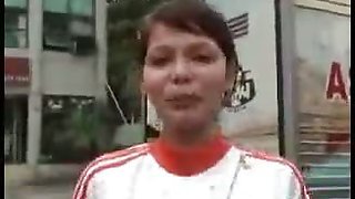 Filipina freelancer with huge boobs bangs white tourist in