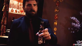 Asian angel Yhivi feels a fat black cock deep in her round ass