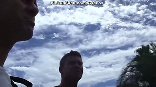 Spaniard pickup at the bus stop and fucked her
