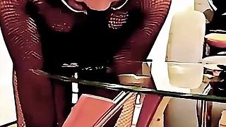 Ring Gag Dildo Deepthroat for Master's Pleasure
