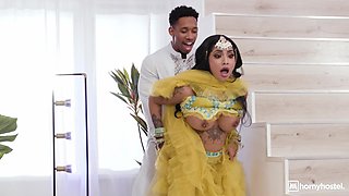 Crazy 4some sex with horny Desi Sluts
