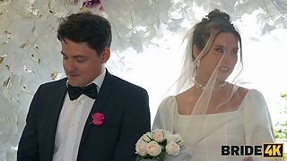 BRIDE4K. A real wedding anal fuck, Bride was nailed by a toastmaster