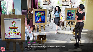 My art teacher shows me her huge tits and her huge ass and I touch them - Jazziuu