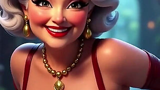 Topless Granny Animation