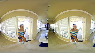 My Best Friend's Stepdad Made Me Cum So Hard; Passionate Sex With Cute Blonde