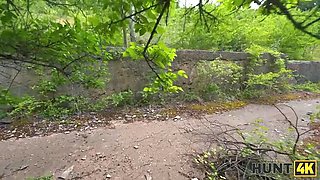 Hot Brunette Eva Tender Gets Wild Anal Fuck with Stranger in Abandoned Place - HD 1080p