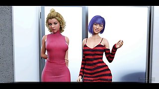 Hentai adventure with raunchy cartoons in 3D animation